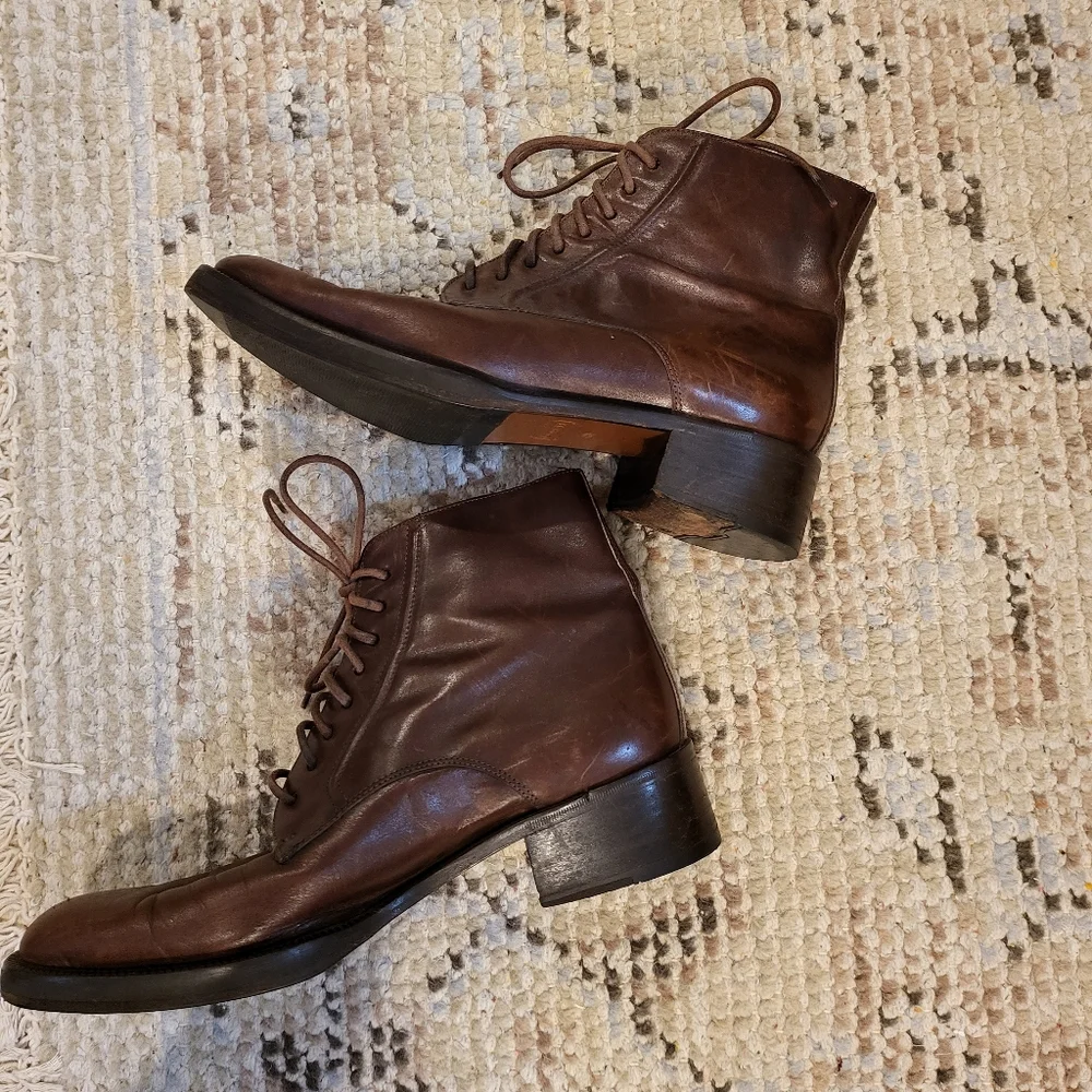 Coach Italian Leather Ankle Boots - Picture 2 of 11